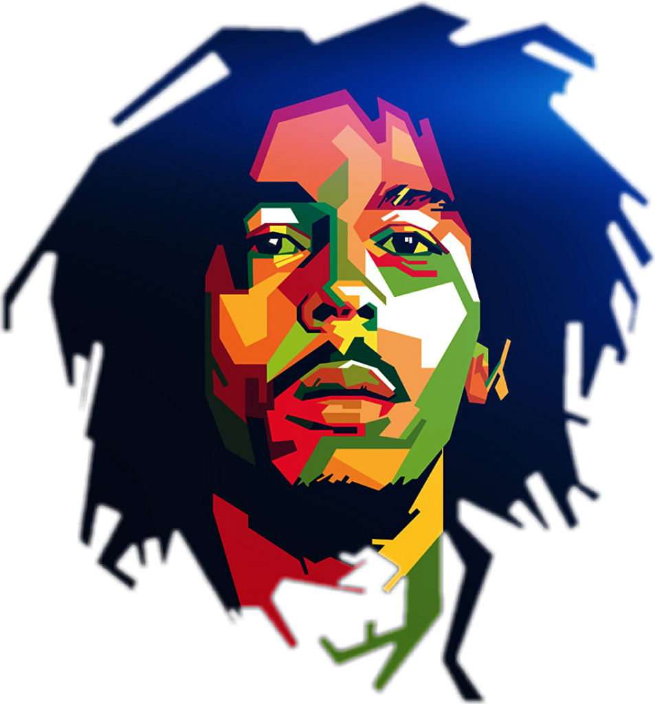 Bob Marley Vector Art